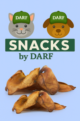 Afbeeldingen van DARF Snacks - Varkensoren (4 stuks)